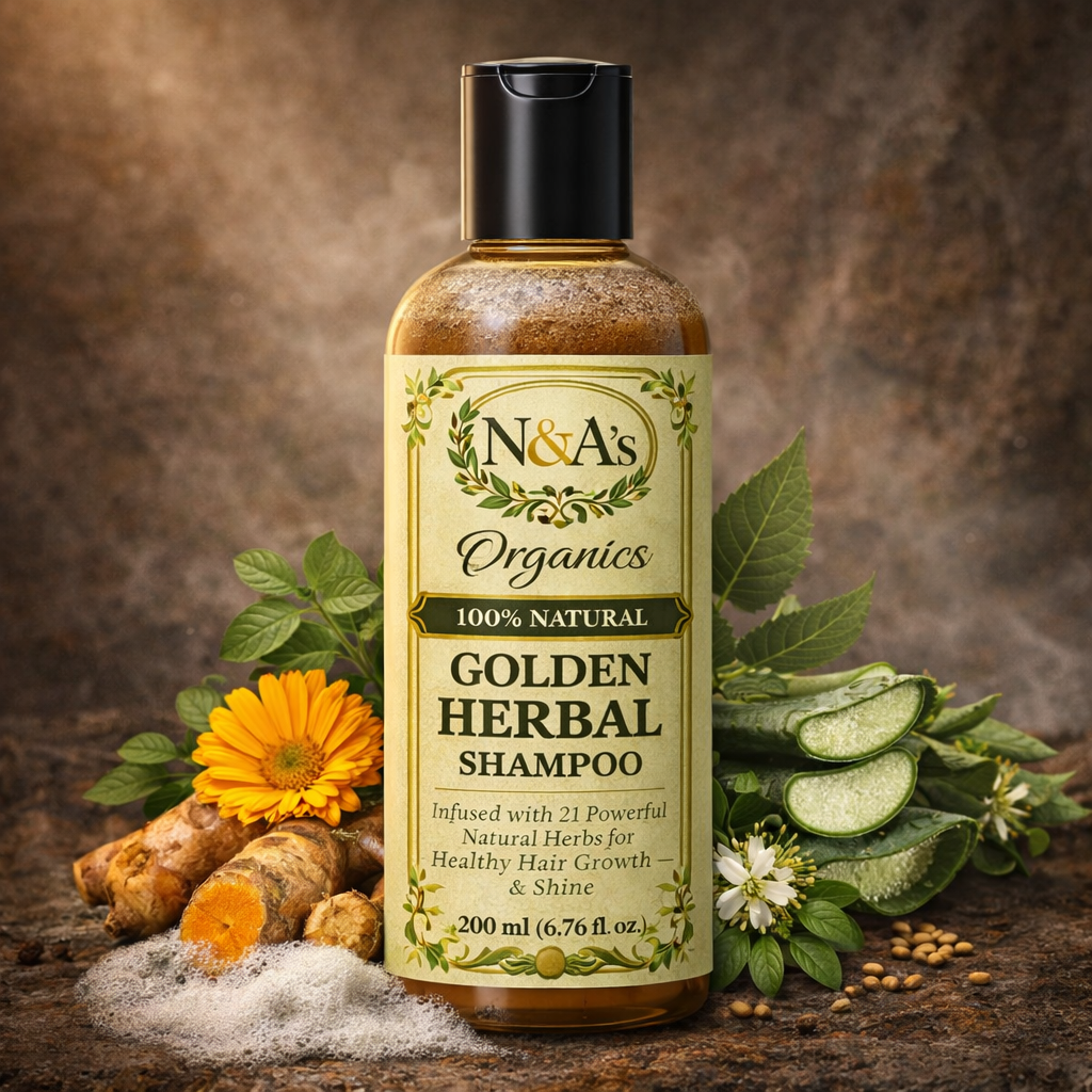 N&A’s Golden Herbal Revitalizing Shampoo